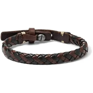 Fossil Herren Armband Leder braun, schwarz JA59327 Größe Standard
