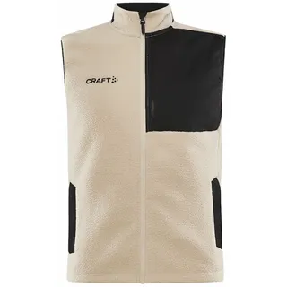 Craft ADV Explore Pile Fleece Weste Ecru/Black XXL