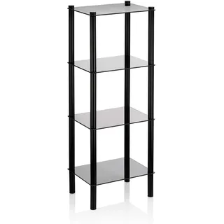 Kela Regal Lars Metall schwarz 40,0x30,0x107,0cm