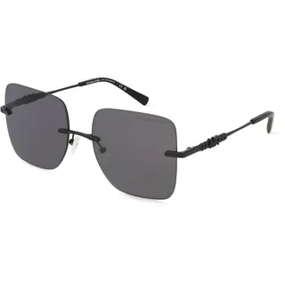 Michael Kors 0MK1150 QUéBEC Damen-Sonnenbrille Randlos Eckig Metall-Gestell, grau