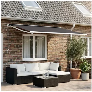 vidaXL Markisenersatzstoff 250 x 200 cm anthrazit