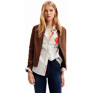 Desigual JACKET_TORONTO, 6044 DARK BROWN, L - L