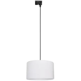 Hängeleuchte für Schienensystem TRACER 1xE27/15W/230V d 38 cm schwarz/weiß - Weiß