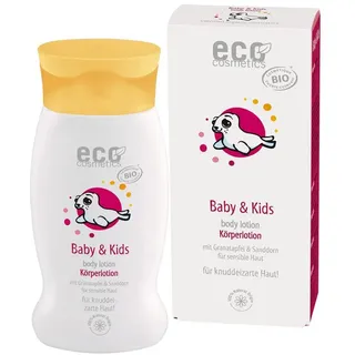 Eco Cosmetics Baby/Kinder Bio Körperlotion Granatapfel/Sanddorn 200 ml