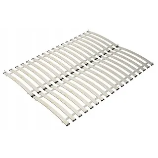 Bettgestell 140x200 cm, 32 Birkenleisten, bis 200 kg belastbar, 2er Set 70x200 cm