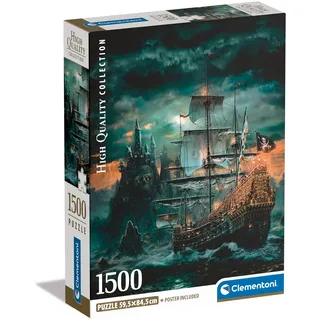 CLEMENTONI 31719 Puzzle 1500 Teile High Quality Collection Compact