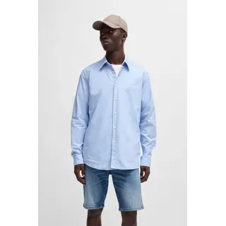 Boss Rickert M 10260292 Langarmhemd Open Blue L