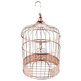 Käfig Spardose Geldbox roségold metall Vogelkäfig Hochzeit Geburtstag