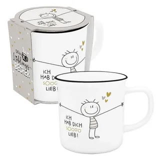 Sheepworld Tasse XL Tasse Lieblings-Becher Tee Kaffeetasse 0,55cl Geschenk Sheepworld, Porzellan