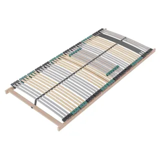 Lattenrost PREMIUM STRONG 100x200 cm - extra stabiler Premium Lattenrost bis 200 kg belastbar, 42 Leisten, 7 Zonen Lattenrost aus Buche und verstä...