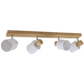LINDBY Wanessa 4-flg. Holz/weiß