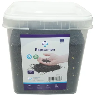 Raps von ATC in verschiedenen Mengen und im handlichem Eimer - ideal geeignet für Wärmekissen, Körnerkissen oder auch die Therapie - gereinigter Rapssamen, Therapieraps, Rapssaat, 6 Kg