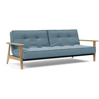 Innovation Living Schlafcouch Polyester 3-Sitzer Blau