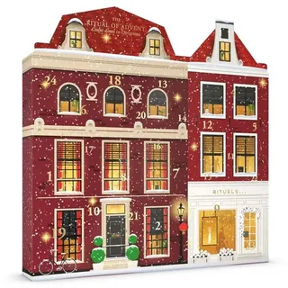 Rituals Kosmetik-Adventskalender Adventskalender Geschenkset, Kalender, Geschenk, für Frauen & Männer, luxuriöse Überraschungen rot