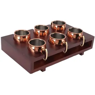 Mule-Becher-Set, Bar-Schnapsglas, Mini-Cocktailbecher, Glänzendes Trommel-Mule-Glas, Schnapsglas mit Kupferfarbenem Mule-Becher, 57 Ml, Regal für Kit, Moskauer Pub, Bar, Moscow