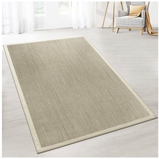 Sisalteppich Tiger-Eye, viele Farben & Größen, Teppichläufer, 100% Sisal, Karat, schalldämmend beige 200 cm x 290 cm