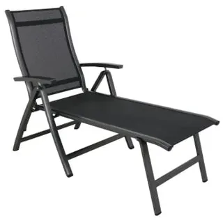MWH Das Original Kensington Gartenliege 138 x 72 x 111 cm Iron Grey