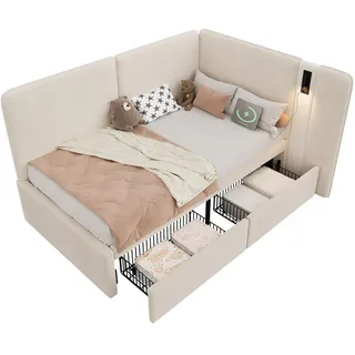 stilvora 90 x 200 cm Beige