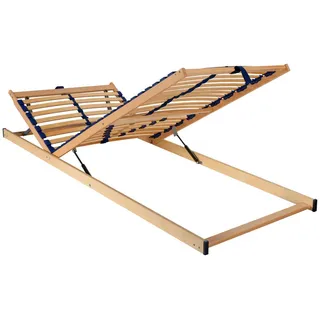 Sleeptex Lattenrost, Holz, Metall, Kunststoff, Birke, Buche,Birke, Schichtholz, vollmassiv,Schichtholz, 120x200 cm, Made in Germany, Über- und Sondergrößen erhältlich, Federholzleisten verleimt, Federleisten mit Duokappen, Mittelgurt, individuelle Liegehärteeinstellung, verstellbar, alternative Größen Fußteilverstellung Gasdruckfeder, Schlafzimmer, Lattenroste, Lattenrost verstellbar