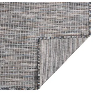 vidaXL Emir Outdoor-Teppich 160 x 230 cm Braun/Blau