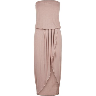 URBAN CLASSICS Shirtkleid Urban Classics Damen Ladies Viscose Bandeau Dress (1-tlg) rosa XS