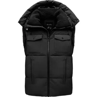 Amaci&Sons Winterweste NAMPA in Schwarz | Gr.: XL