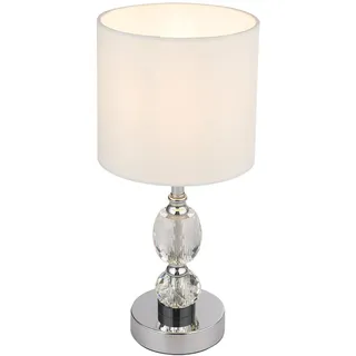 GLOBO Nachttischlampe Weiß