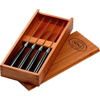 Rösle Steakmesser 4-tlg. Holz geschmiedet