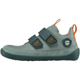 Affenzahn Halbschuh Knit Happy | Mit Klettverschluss, vegan, rutschfest, flexibel, reflektierend und besonders leicht, erhältlich in den Größen 21 bis 32 - 21 EU