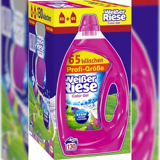 Weißer Riese Professional  Color Waschmittel, flüssig, 2 x 3.25 L, 130 WL