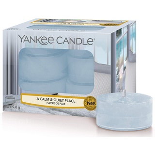 Yankee Candle Duft-Teelichter | A Calm & Quiet Place | Teelicht Kerzen Stück (x 12)