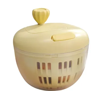 Obstschleuder - Kleine Salatwaschmaschine | 800 ml Salatschleuder | Wäschekorb und Servierschale | Haushalt Salat Dörrator Gesundes Frische Lebensmittel Küche Spinner Vermeiden