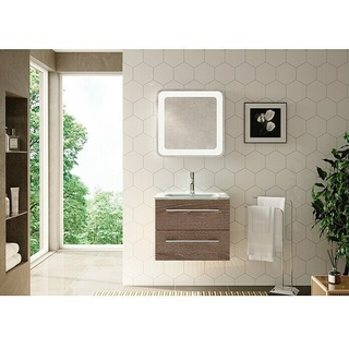 Camargue Stella Badmöbel-Set G62E22  (60 cm, Eiche Maron, Matt)