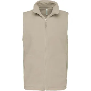 Kariban Herren Microfleece Gilet 'Luca' Bodywarmer K913 beige M