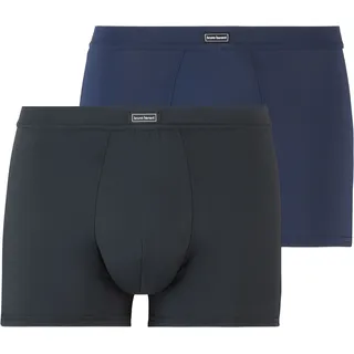 Bruno Banani Micro Simply Boxershorts Blaugrau/Schwarz XXL 2er Pack