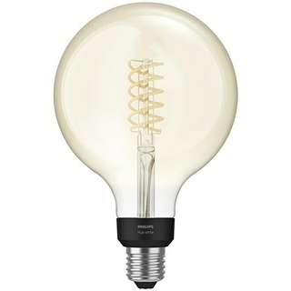 Philips Hue LED-Lampe Smart Vintage E27  (E27, Dimmbar, Warmweiß, 550 lm, 7 W, Lampenbezeichnung: G125)