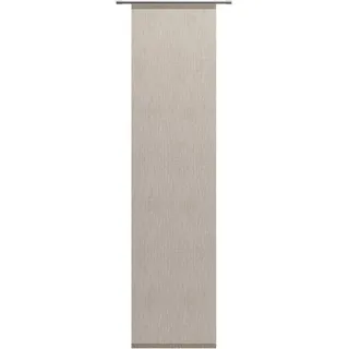 Neutex for you! Schiebegardine Libre-ECO (1 St), halbtransparent, Jacquard, nach Maß braun 60 cm x 200 cm