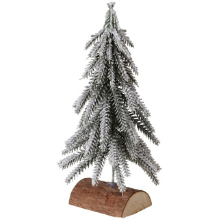 Boltze Deko-Weihnachtsbaum in Grün - (H)24 cm