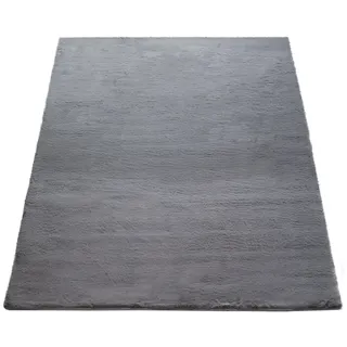 KADIMA DESIGN Hochflor Teppich 120 x 160 cm Anthrazit