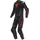 2Pc Lederkombi Schwarz/Schwarz/Rot/Lava 60