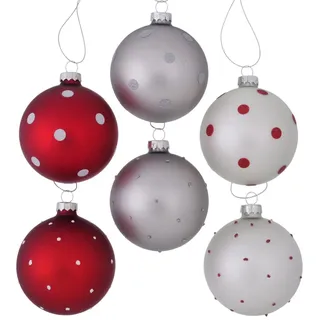 BOLTZE Clara Weihnachtskugel 8cm Sortiert (1 Stück)