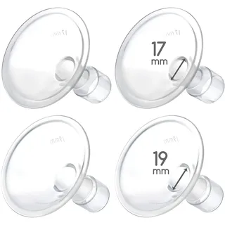 Maymom MyFit 17,19 mm Schilde klein; Kompatibel mit Medela-Brustpumpen-PersonalFit, Freestyle, Harmony, Maxi, Freestyle Flex-Anschluss; Anschluss an Maymom Breit/Schmal-Anschluss
