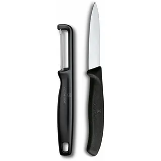 Victorinox Swiss Classic Gemüsemesser Set 2-tlg. Schwarz