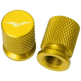 reifenventilkappen Für Moto Guzzi V85tt V100 Mandello V7 Stein V8S V85 TT Bobber Breva 850 Rad Reifen Ventil Kappe Stem Abdeckung Bouchon Zubehör(Yellow)