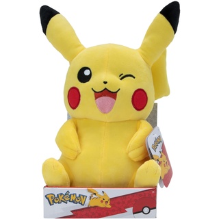 Pokémon PKW3106-30cm Plüsch - Pikachu, offizielles Plüsch