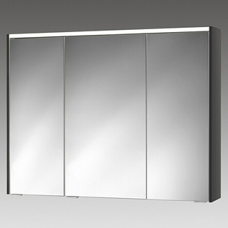 Sieper LED-Spiegelschrank KHX 100  (B x H: 100 x 74 cm, Mit Beleuchtung, MDF, Anthrazit/Weiß)