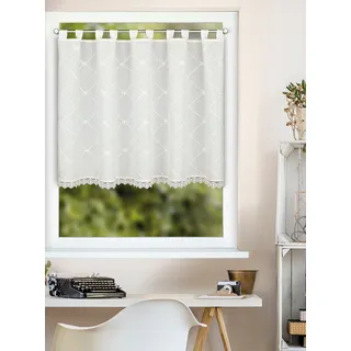Homing Taormina Schlaufen 130 x 80 cm Weiß 1 Stk.