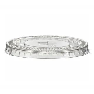 VEPATIM 100x Deckel mit Kreuzschlitz für PET-Trinkbecher Smoothies- Dessertb. O95mm