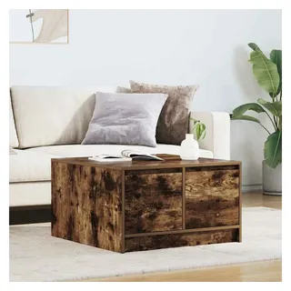 vidaXL Couchtisch mit Schubladen Räuchereiche 70,5 x 70 x 40 cm