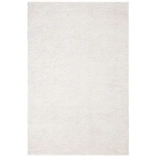 Carpet City City Shaggy Hochflorteppich 200 x 200 cm Creme